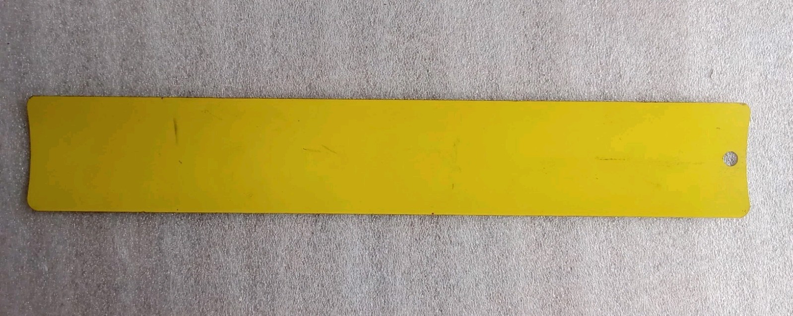 VINTAGE AGRICULTURAL ADVERTISING 1958 CALENDAR METAL RULER MISSOURI HYBRID CORN