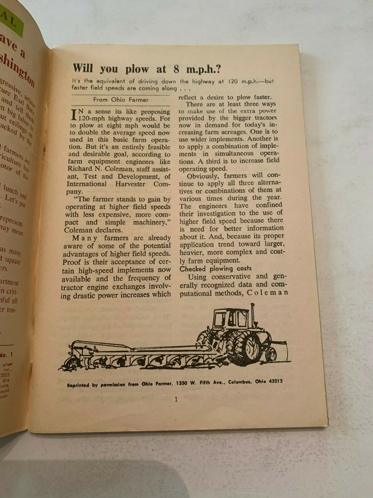 May 1972 Farmers Digest Magazine Volume 36 Number 1