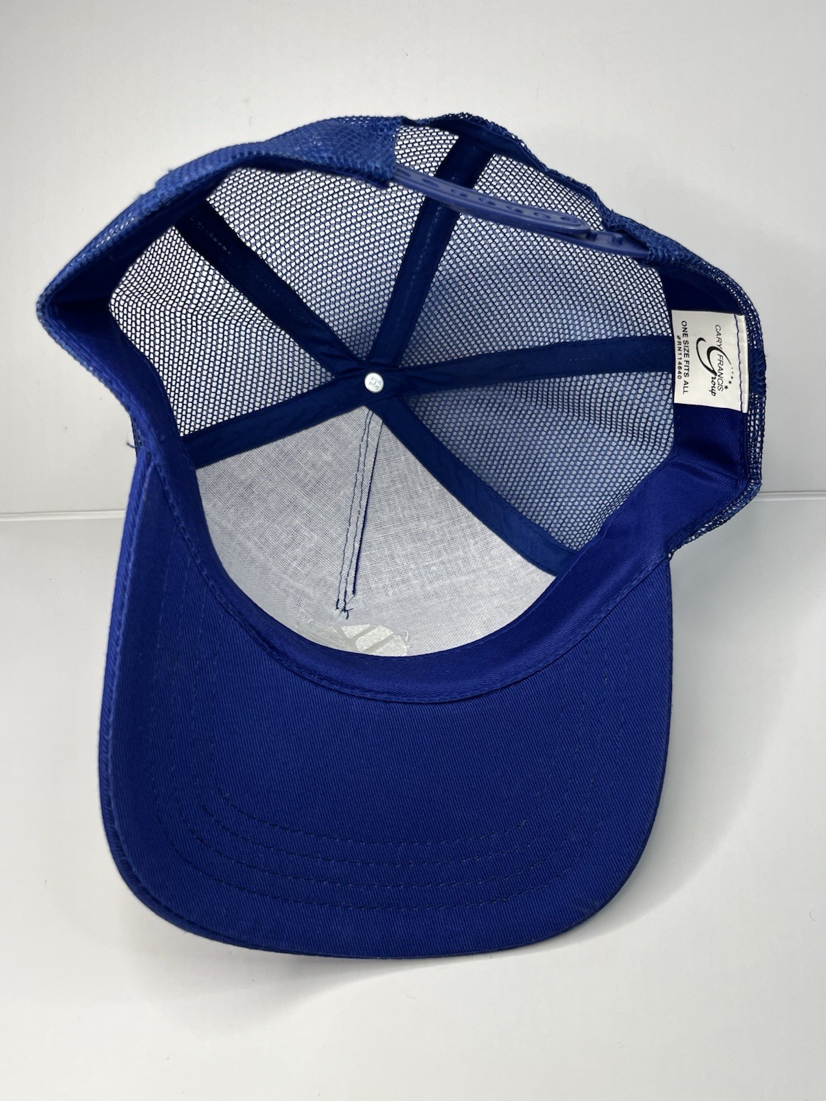 New Holland Trucker Embroidered Baseball Hat Blue Snap Back Adjustable Cap