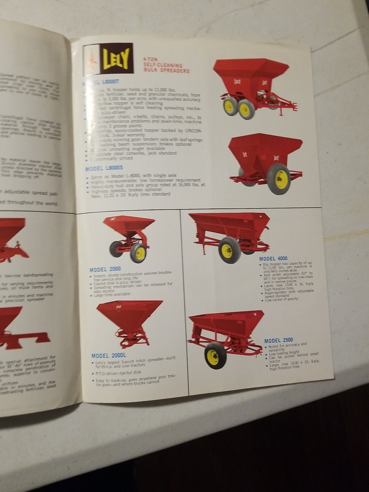 Vintage Lely Precision Spreaders Sales Brochure. Agriculture Farming