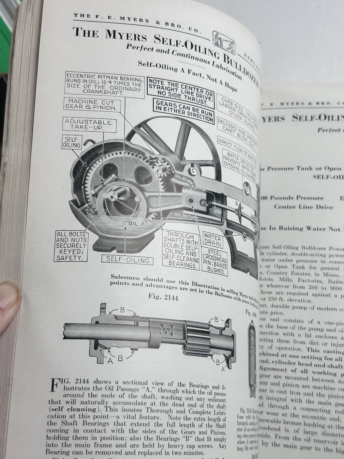 FE Myers Bro Catalog Pumps Water Systems 1938 Ashland Ohio