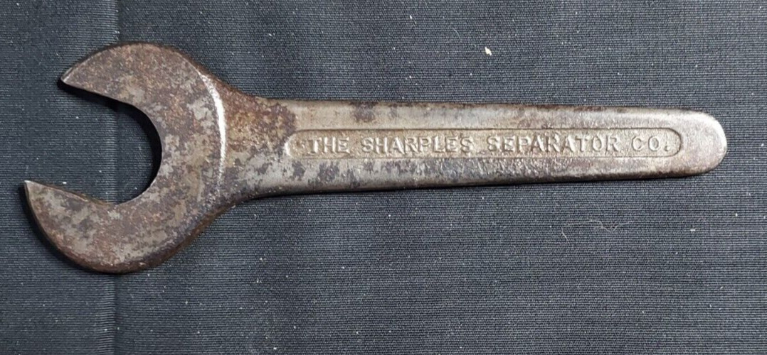 Old Advertising Wrench Sharples Separator Co Tubular Dairy Cream Separator