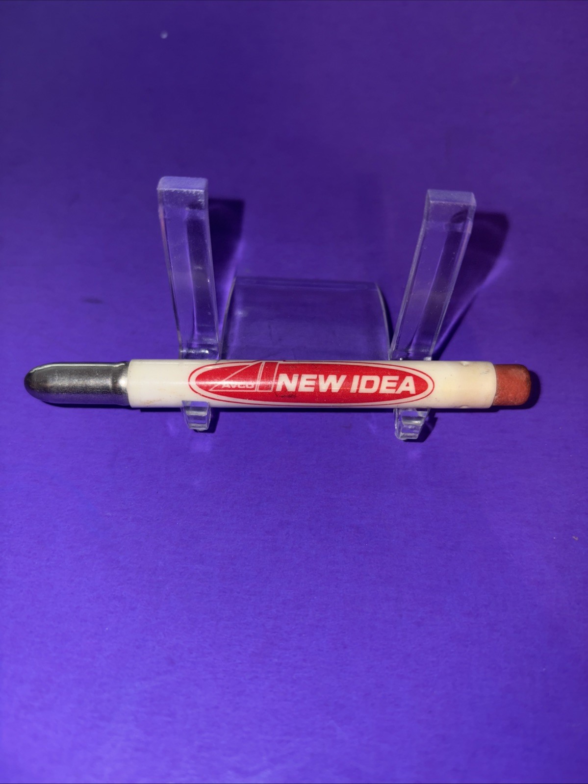 Vtg AVCO New Idea – Dumont Iowa Implement Co. Ag Ad Bullet Pencil