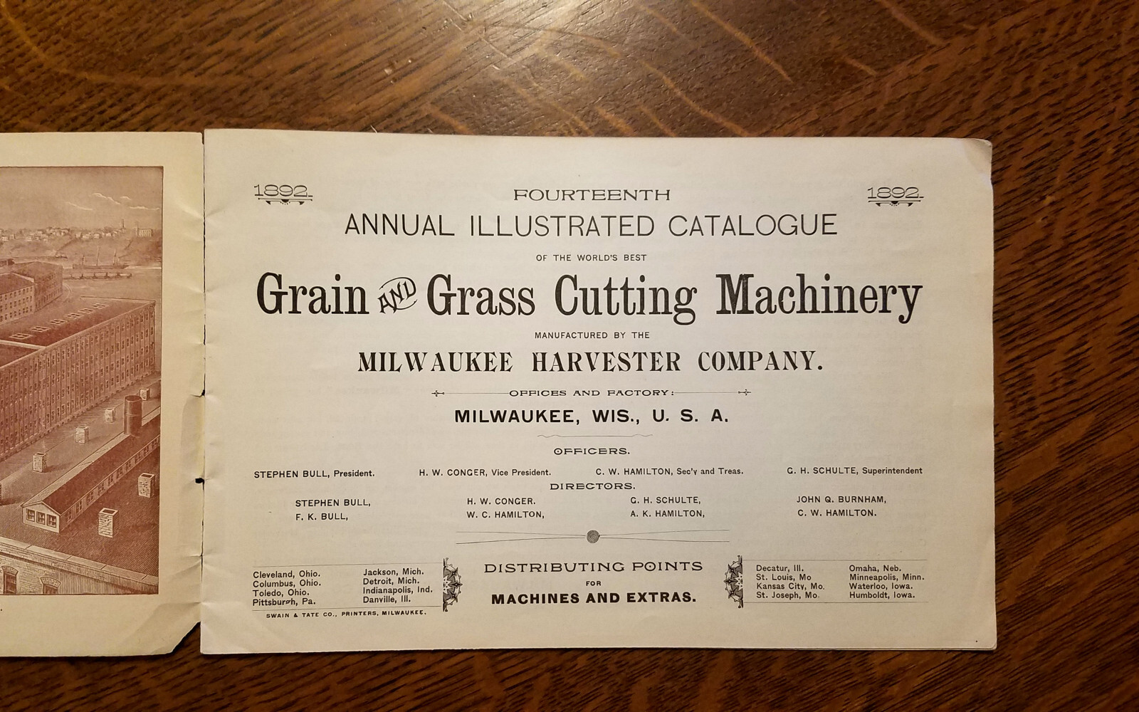 1892 Milwaukee Harvester Machine Farm Binder Catalog Brochure Horse Drawn