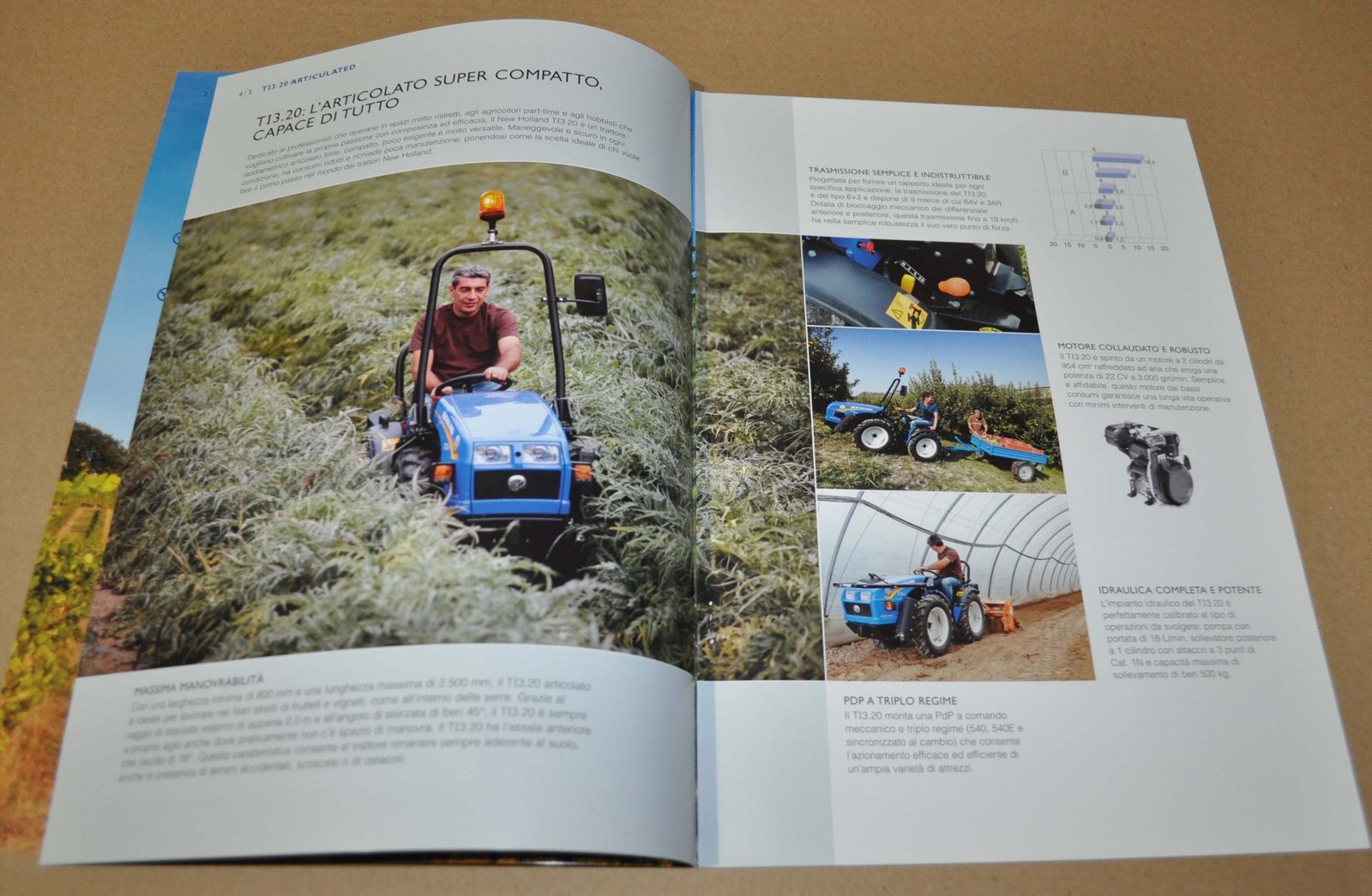 2013 New Holland TI3 Tractor Brochure Prospekt IT