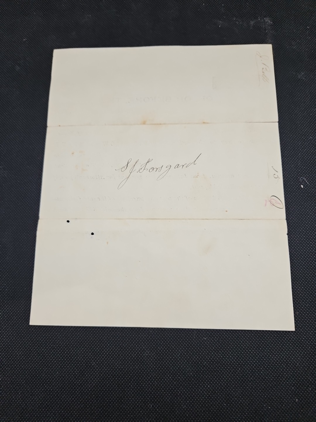 W.S. Weir Two-Horse Cultivator 1873 Weir Plow Company Purchase Form