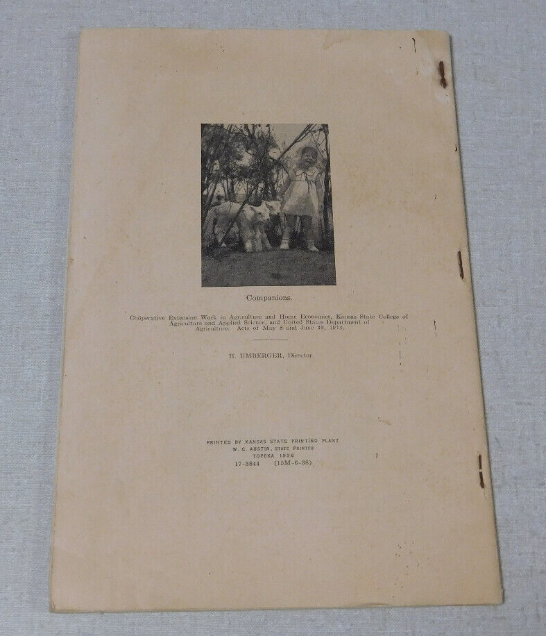 Kansas State College Agriculture bulletin Spring Lamb Production 1938