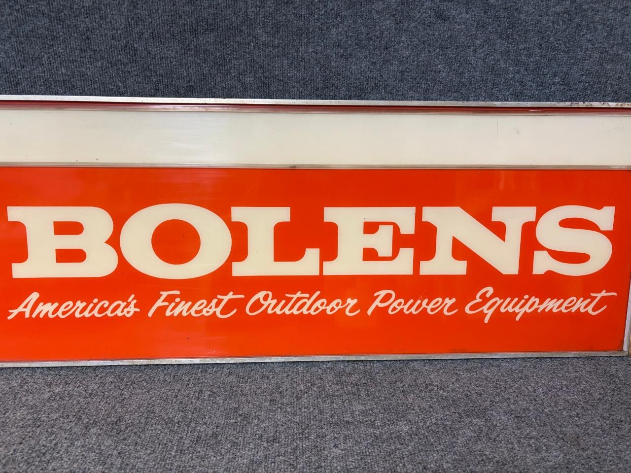 Rare Vintage Bolens Outdoor Equipment Tractor Dealers Display Lighted Clock Sign