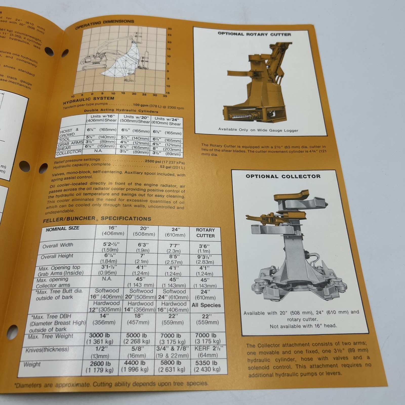 Drott 40LC Feller/Buncher Brochure