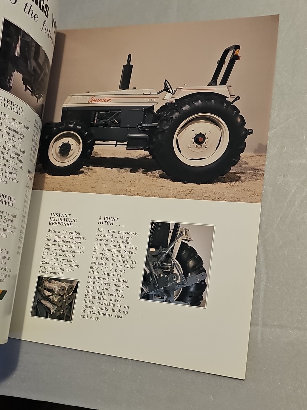 White American Series Tractor Brochure Sales Literature 6pgs