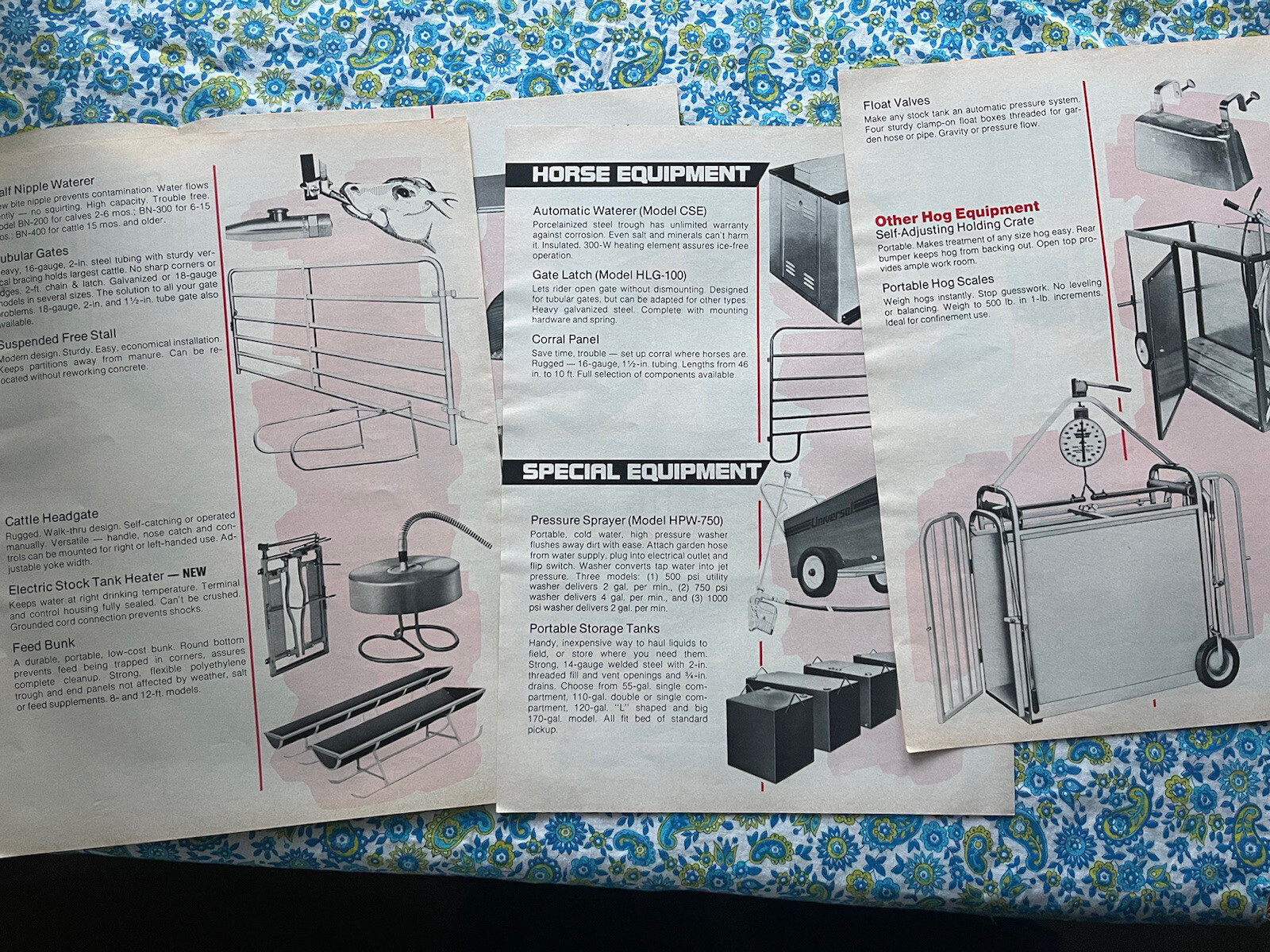 Vintage 1981 Southern States Universal Livestock Equipment Print Ad