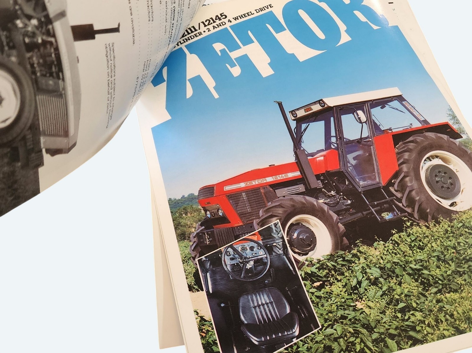 Zetor Tractor Brochures Lot Of 10 Models Vintage Sales Literature