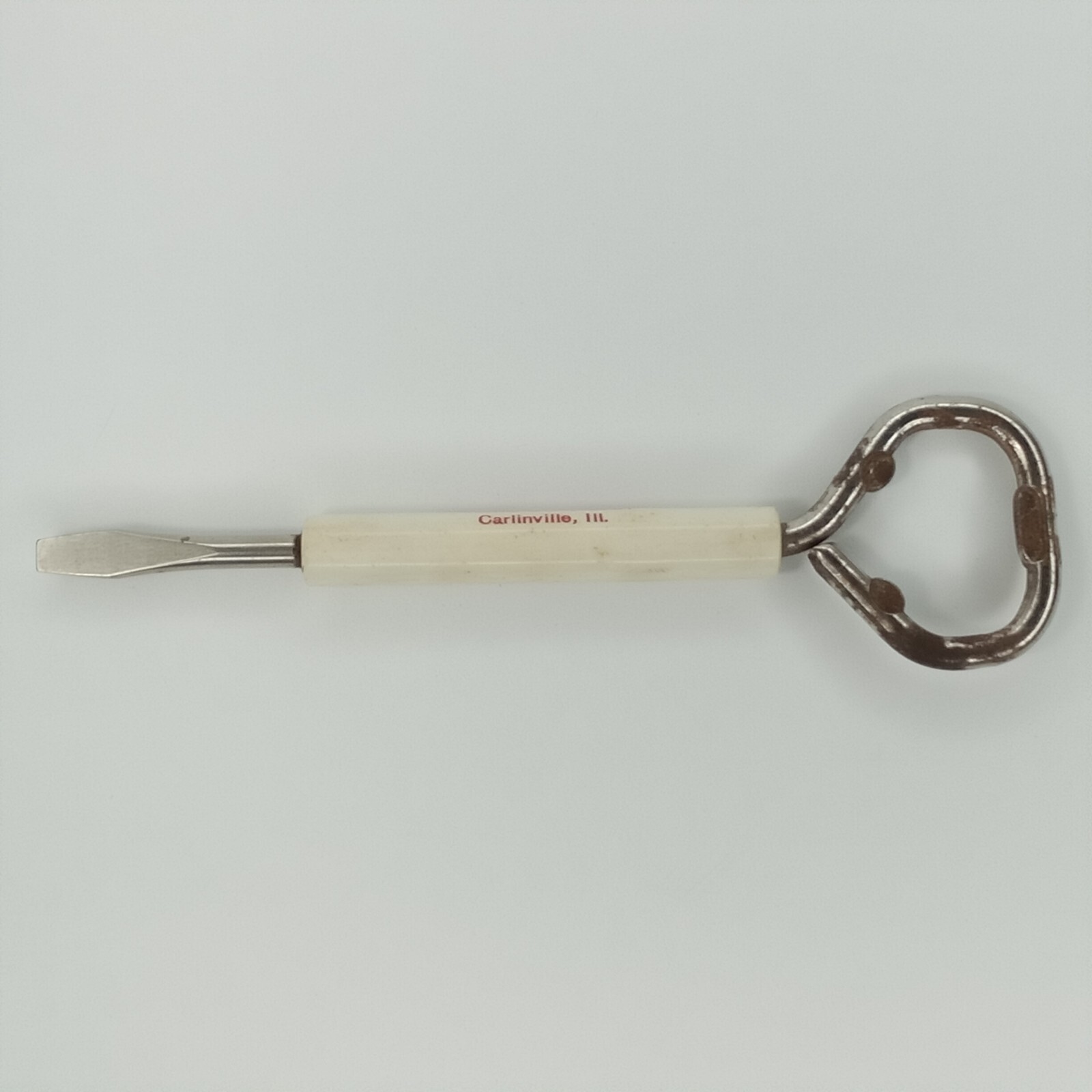 Vintage 1950s Advertising Bottle Opener Macoupin County Illinois Farm Bureau