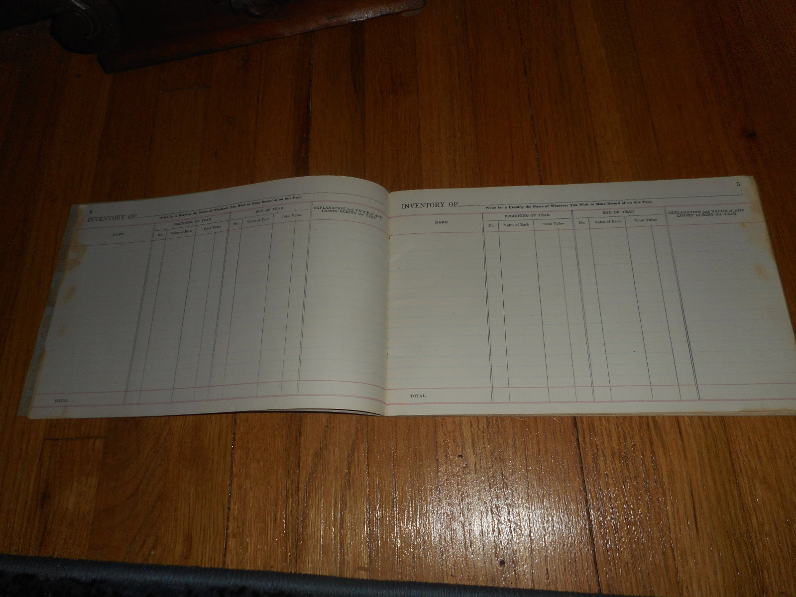 Antique One Minute Farm Record Income Tax Manual Book Advertising Sumner IA Bank