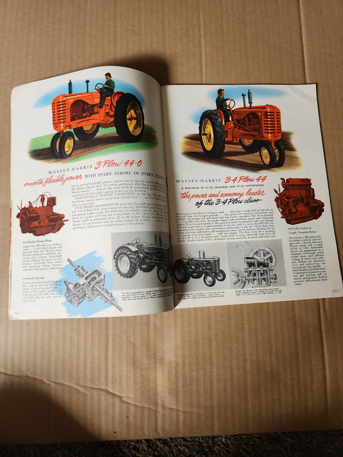VINTAGE MASSEY HARRIS BUYERS Full Tractor GUIDE Orchard Hillside Rice CATALOG