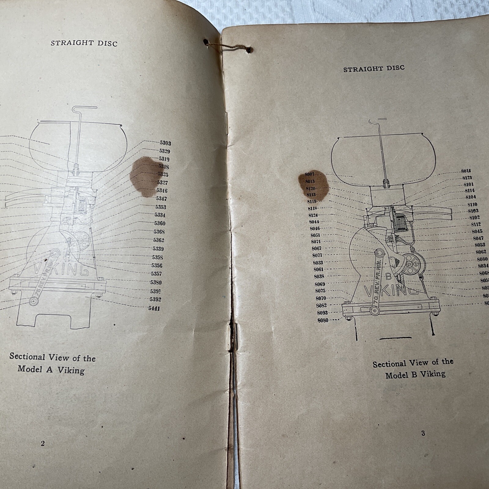 1919 VIKING Cream Separator Booklet swedish separator co 1927 price list