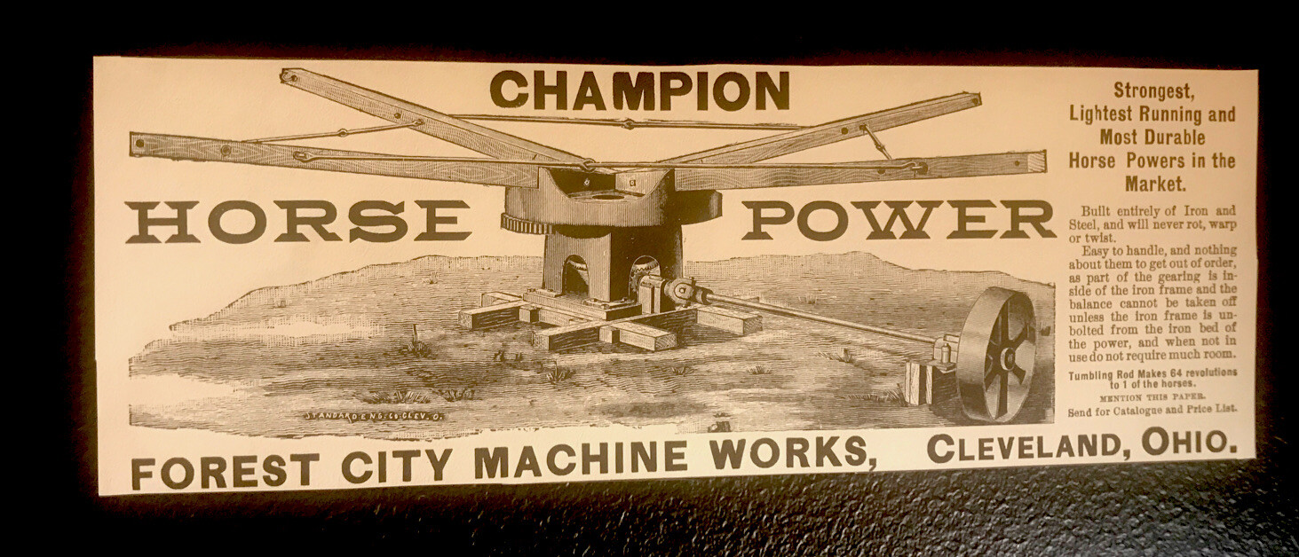 1889 Forest City Machine Works Implement Farm Advertising – Cleveland – Ohio