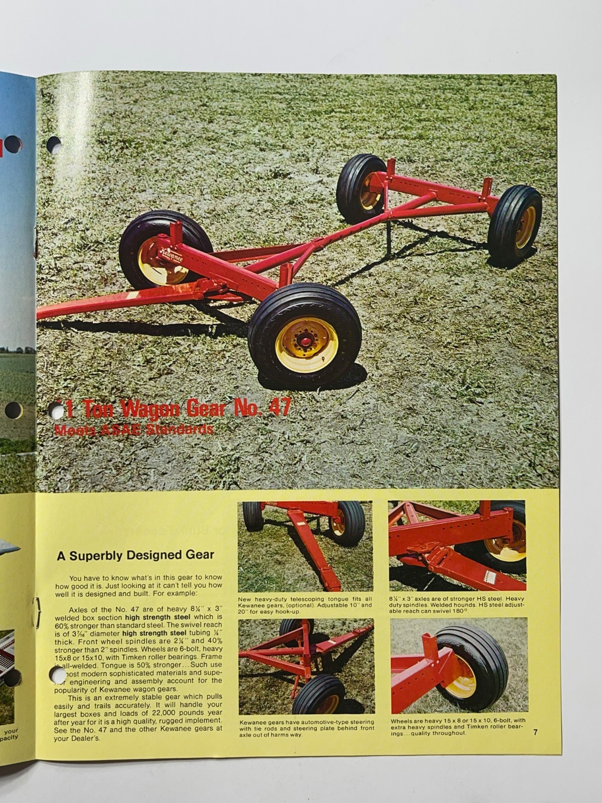 1976 Kewanee Augers / Elevators / Wagons Sales Brochure *Showroom Sales Book*