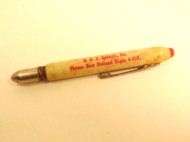 bullet pen: ad for David Burkholder Conestoga Valley Agricultural Limestone