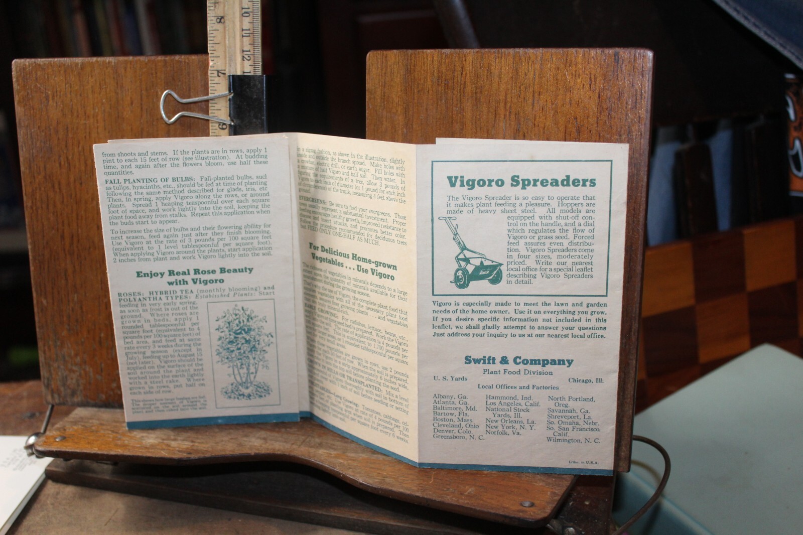 Vintage Vigoro Garden Brochure