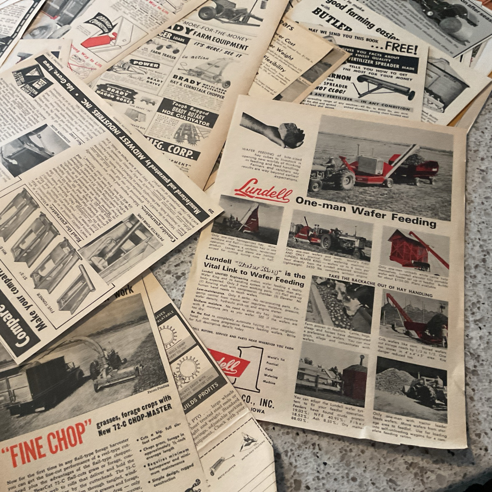 150+ Farming Agricultural Farm Related Print Ads 1920-70’s Vintage