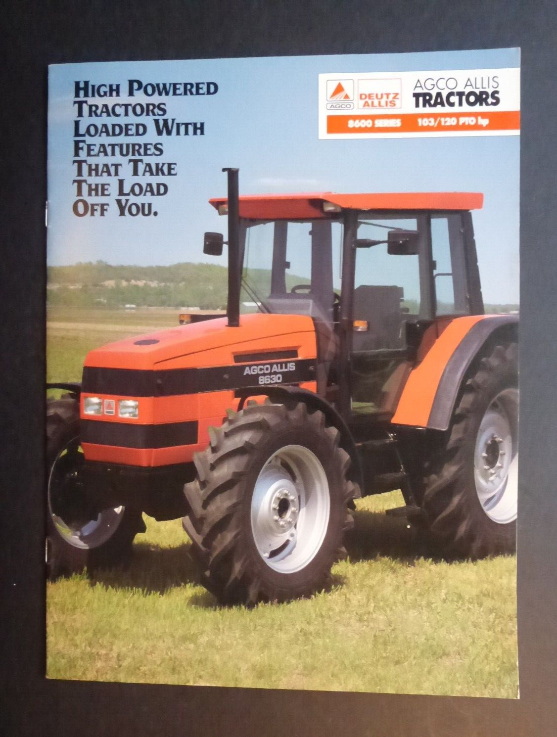 VTG Ad Sales Brochure Catalog Deutz-Allis AGCO Allis Tractors