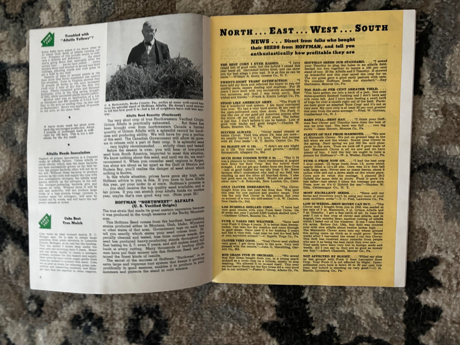 Pfister Hybrids Corn Guide For 1955 Brochure DCPA26