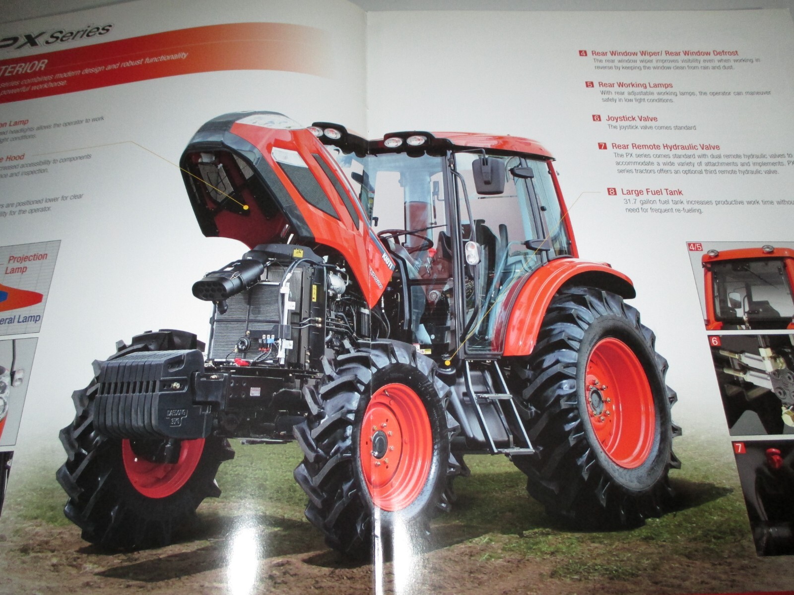*Kioti PX Series Tractor Sales Brochure Model PX9020 PX9020C & PX9020PC OEM 9/15