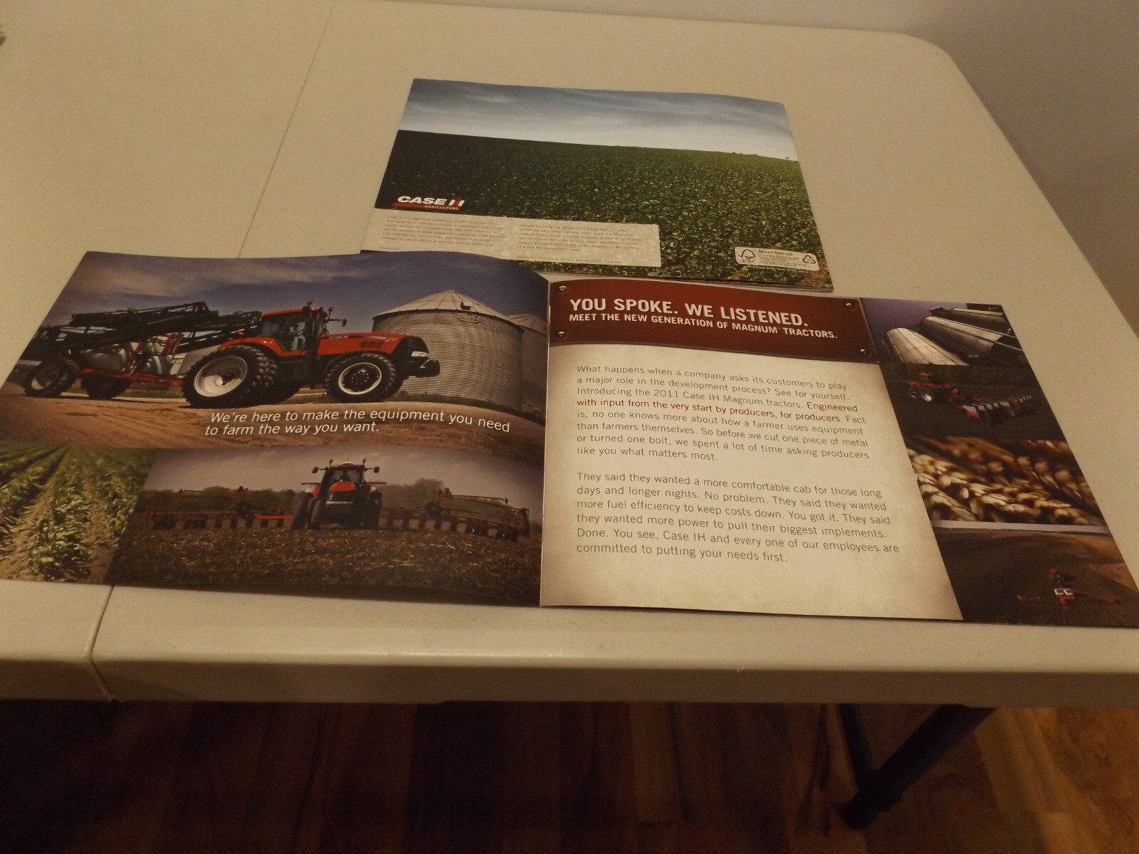 2-pc. CASE-IH MAGNUM SERIES TRACTORS, # CIH7301001 2010, CIH4261003 2010