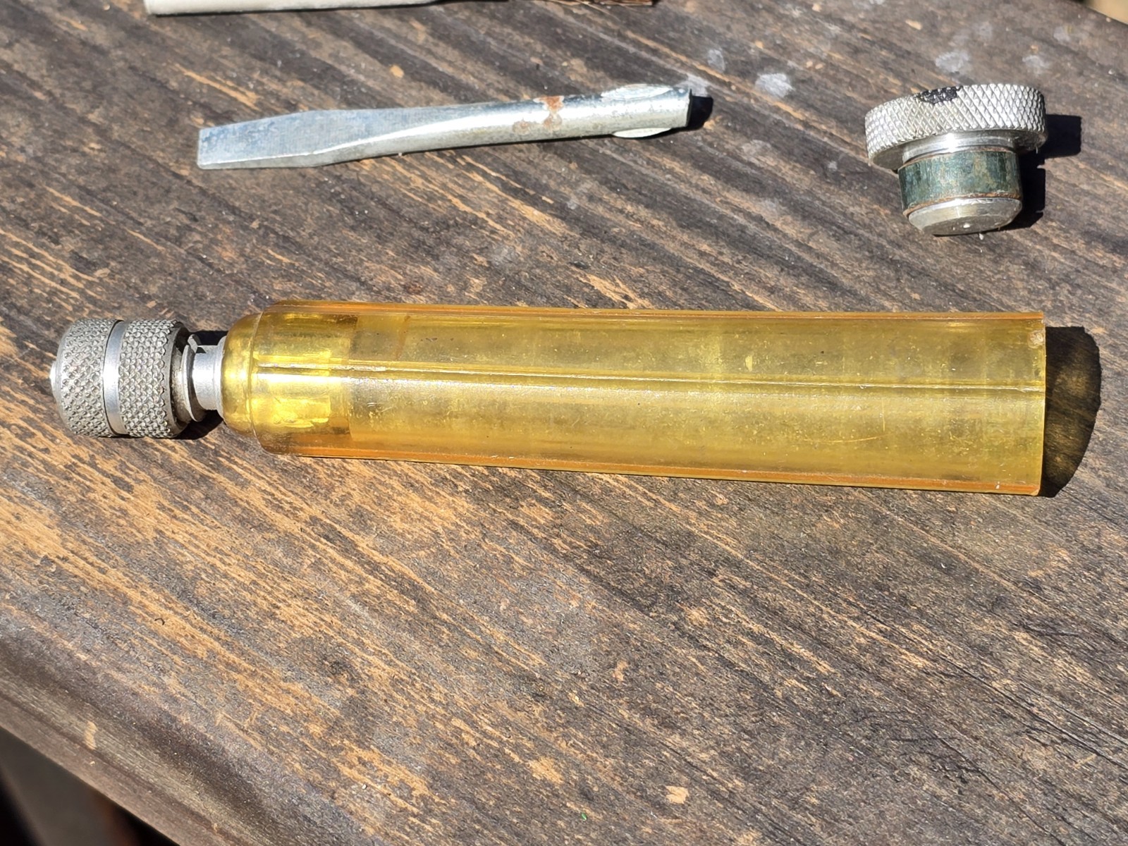 6&Prime; Yellow Multi Screwdriver Flat Phillips Brush Tip