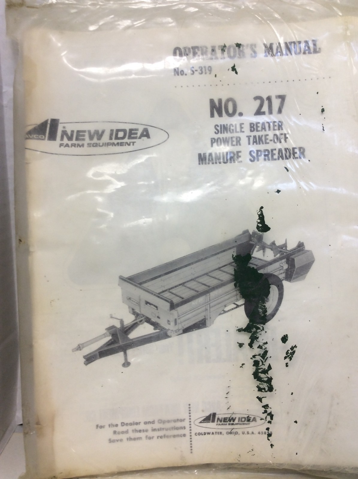 Vintage 1960s New Idea Farm Equipment Implement Manuals Lot Of 3