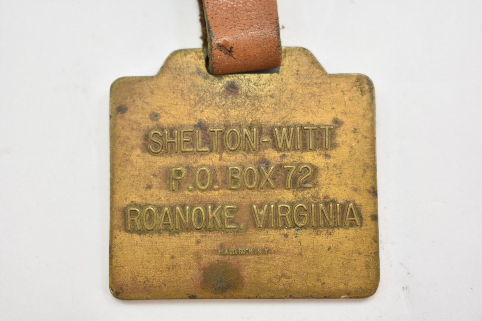 Vintage Michigan Tractor Shovels advertising Fob Roanoke Va