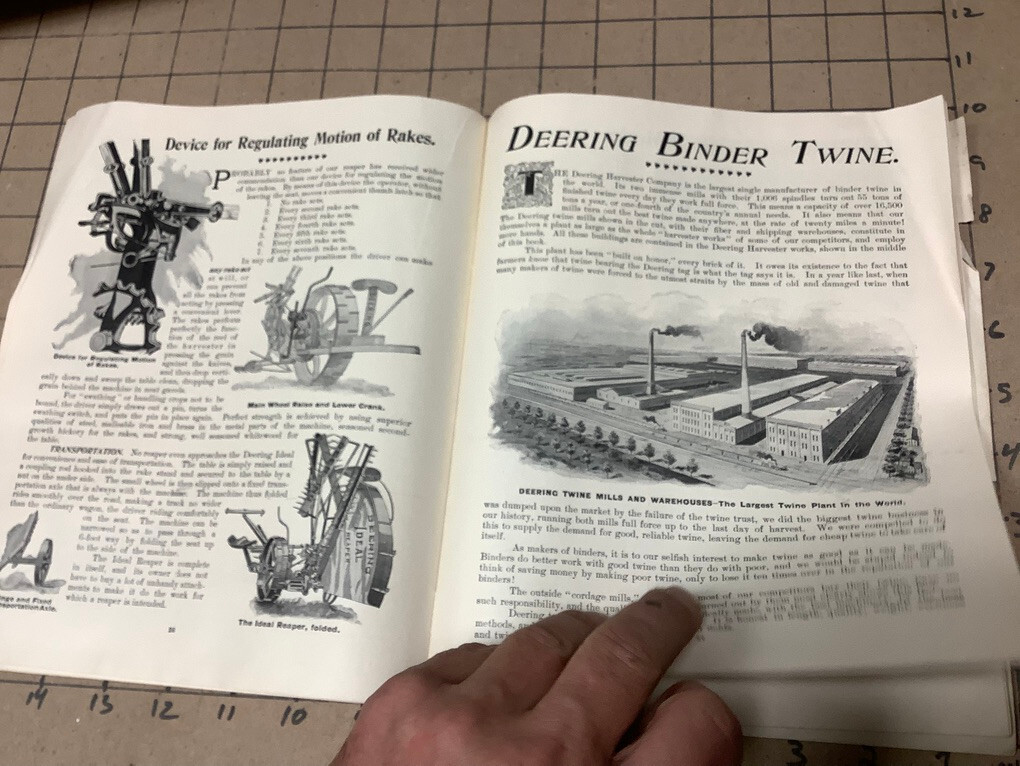 Original CATALOG –1890&rsquo;s ROLLER & BALL BEARINGS on the FARM 40pgs