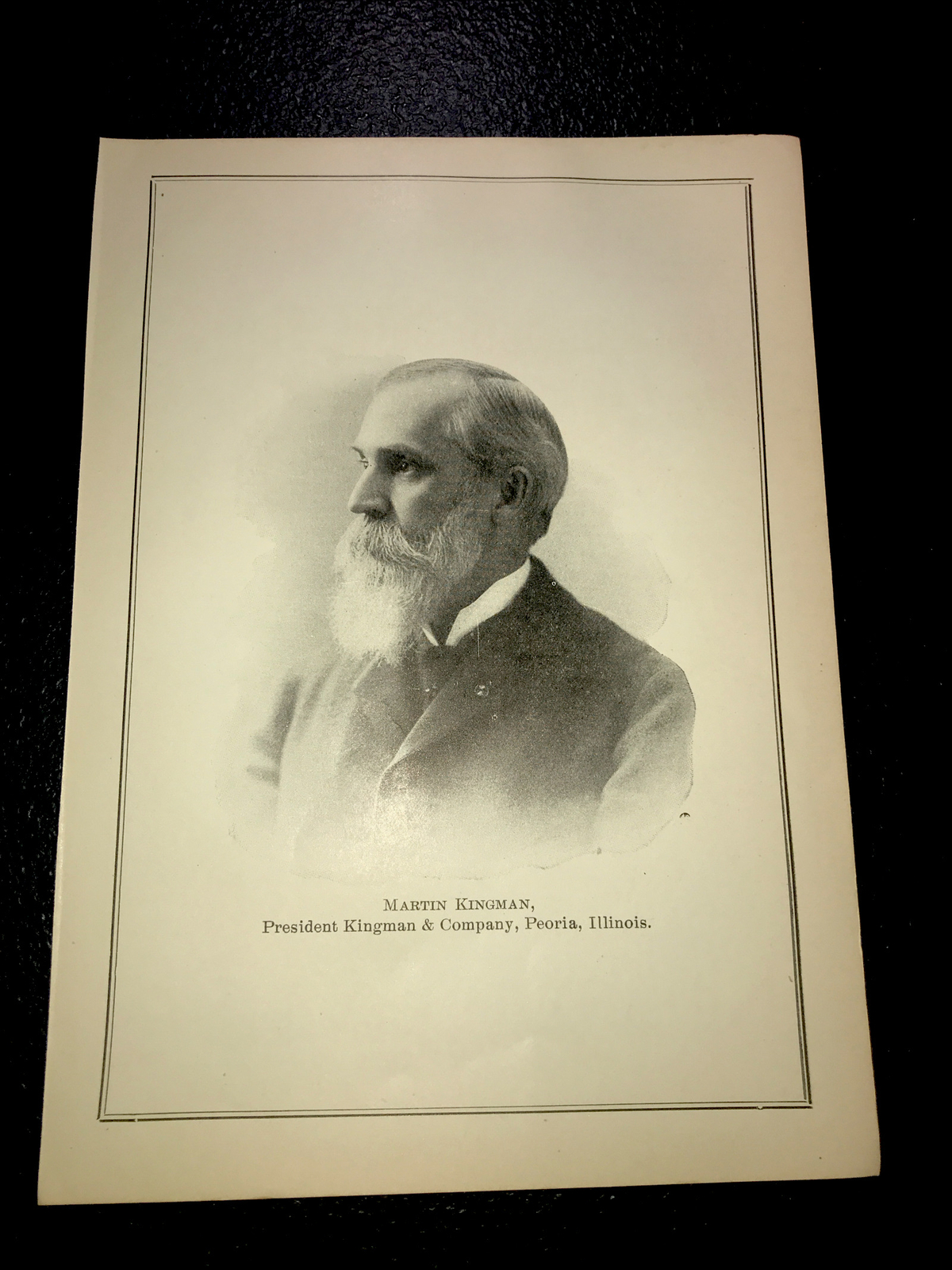 ORIGINAL 1905 Martin Kingman & Co. – Farm Advertising – Peoria – Illinois