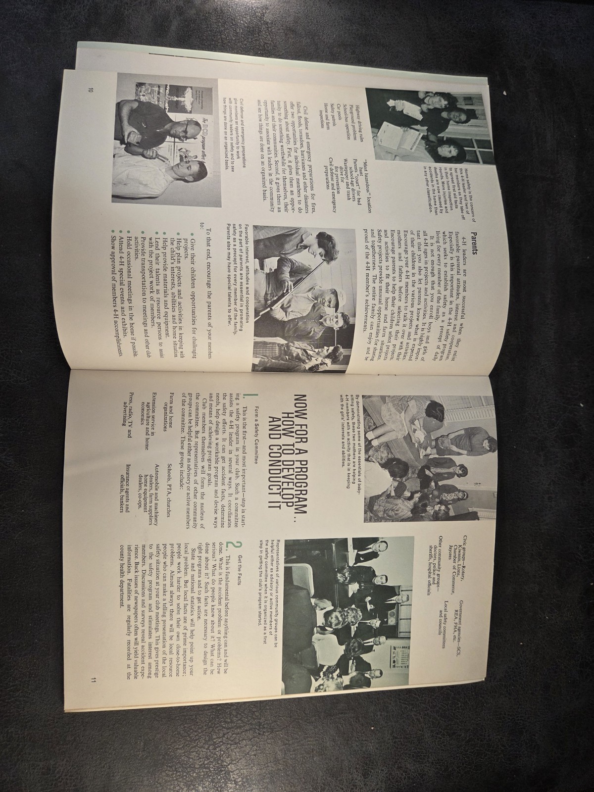 Vintage 1960s 4-H Manual Lot (5) Tractor Small Engine Automotive Safety Iowa