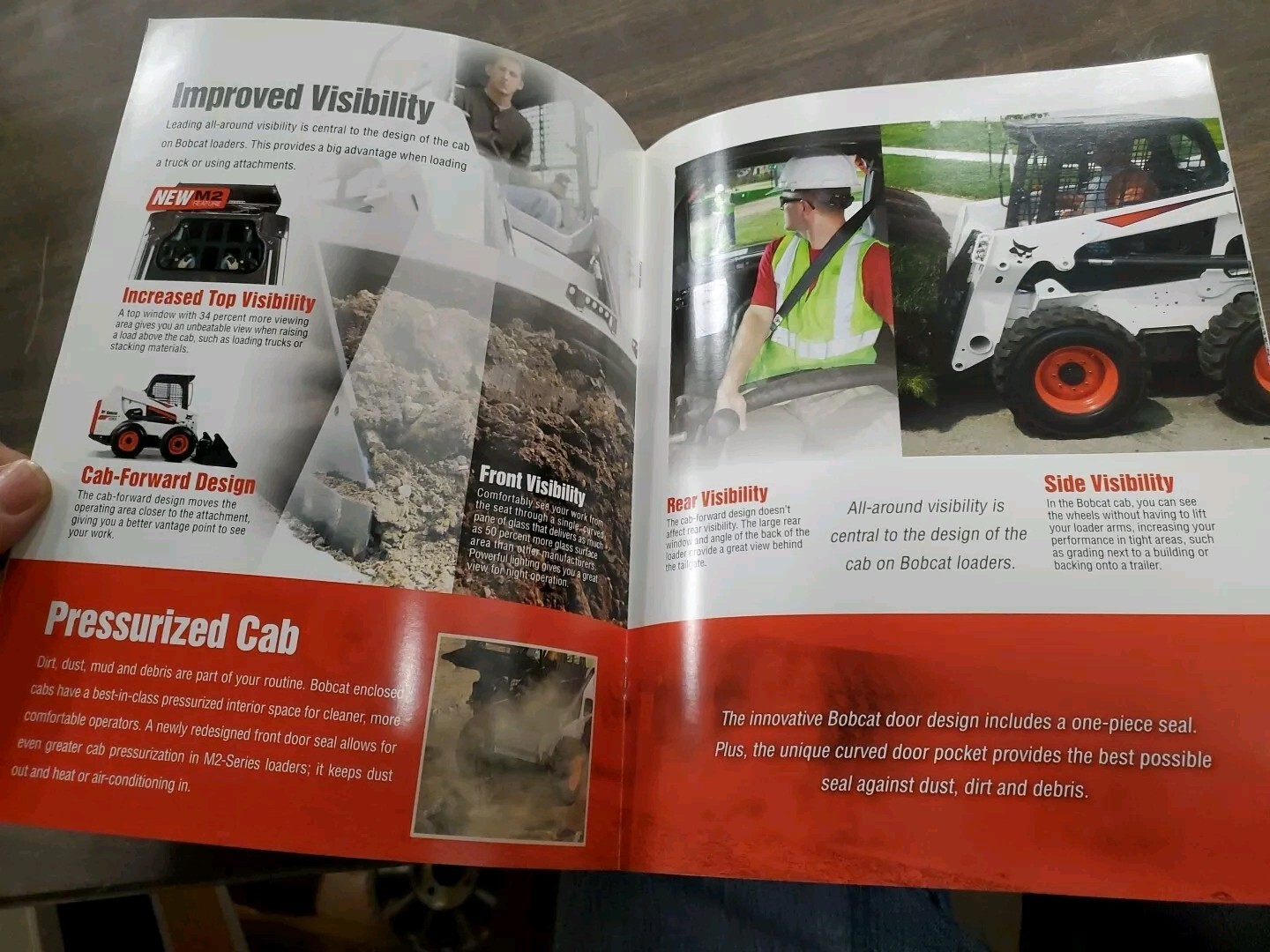 Factory Dealership Specs Brochures Bobcat Skid Steer Loader S70 S100 S130 & More