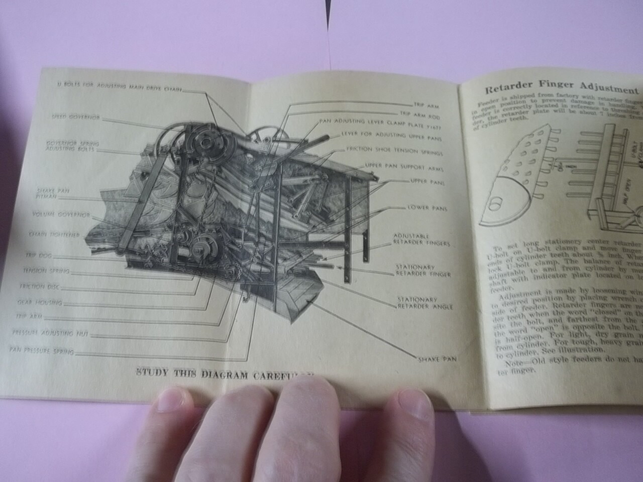 1944 Hart New Model Self Feeder Brochure Hart-Carter Co Peoria ILLinois Farm