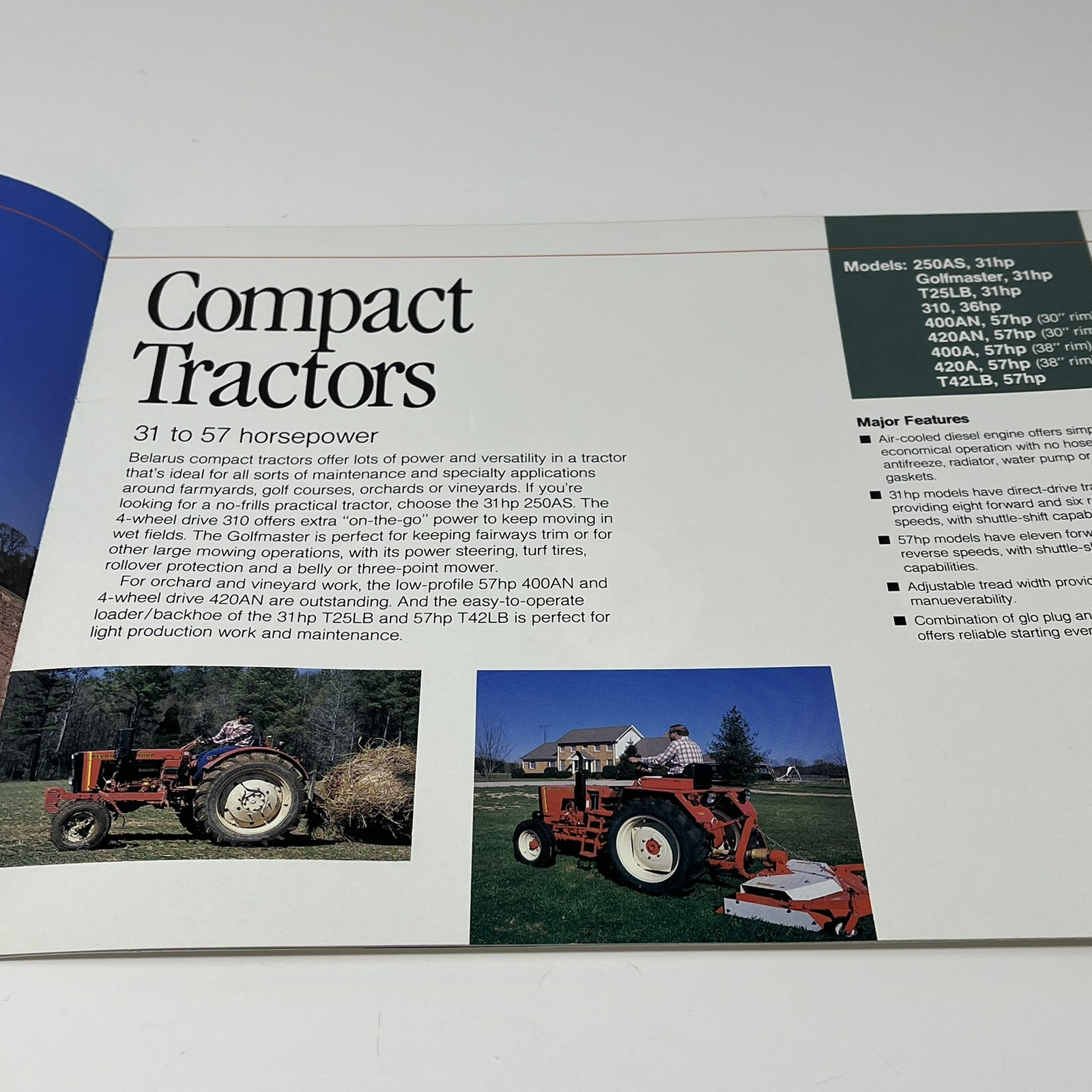 Belarus Tractors Sales Dealer Brochure Catalog Specifications Farm Smart