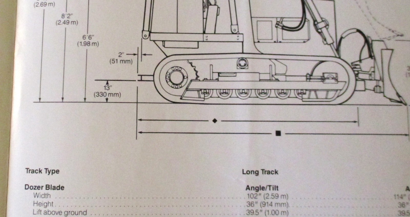 *Case 850D Dozer Crawler Sales Brochure Literature Ad CE42590 Dated 1991