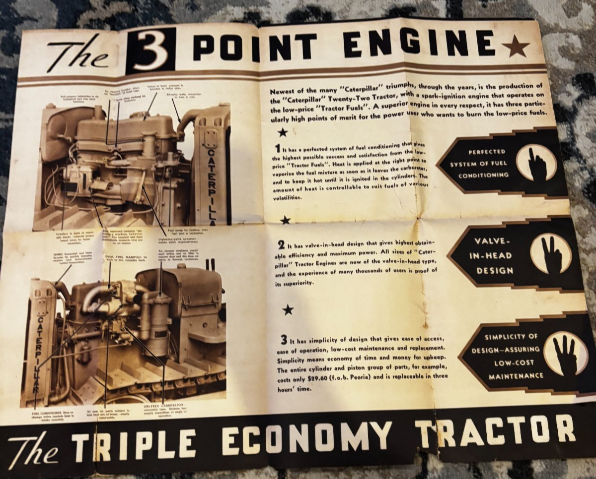Caterpillar CAT 22 Crawler Tractor Brochure DCPA26