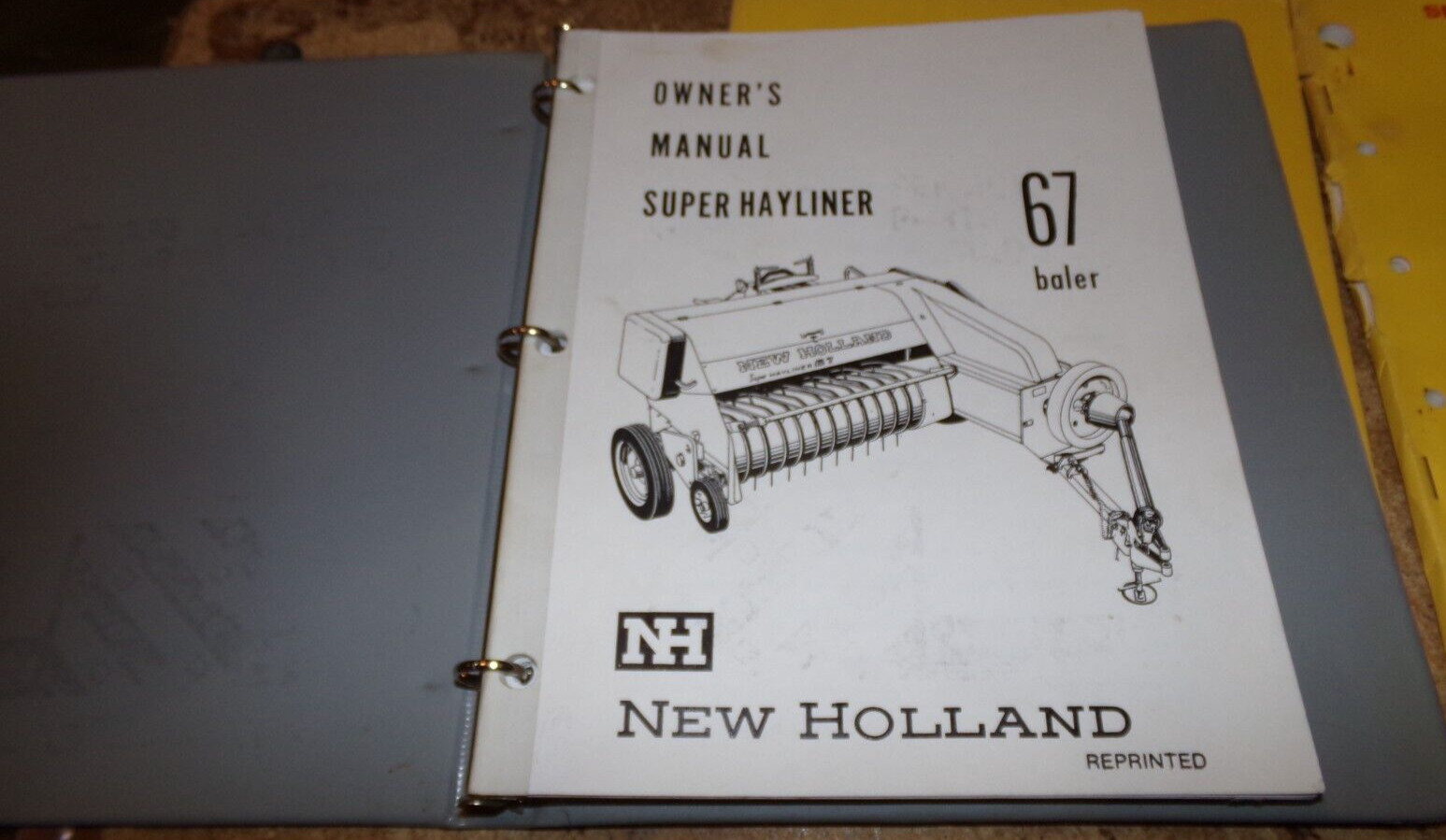 3-lot 1960&rsquo;s-1970&rsquo;s new holland balers owners + parts catalogs good used