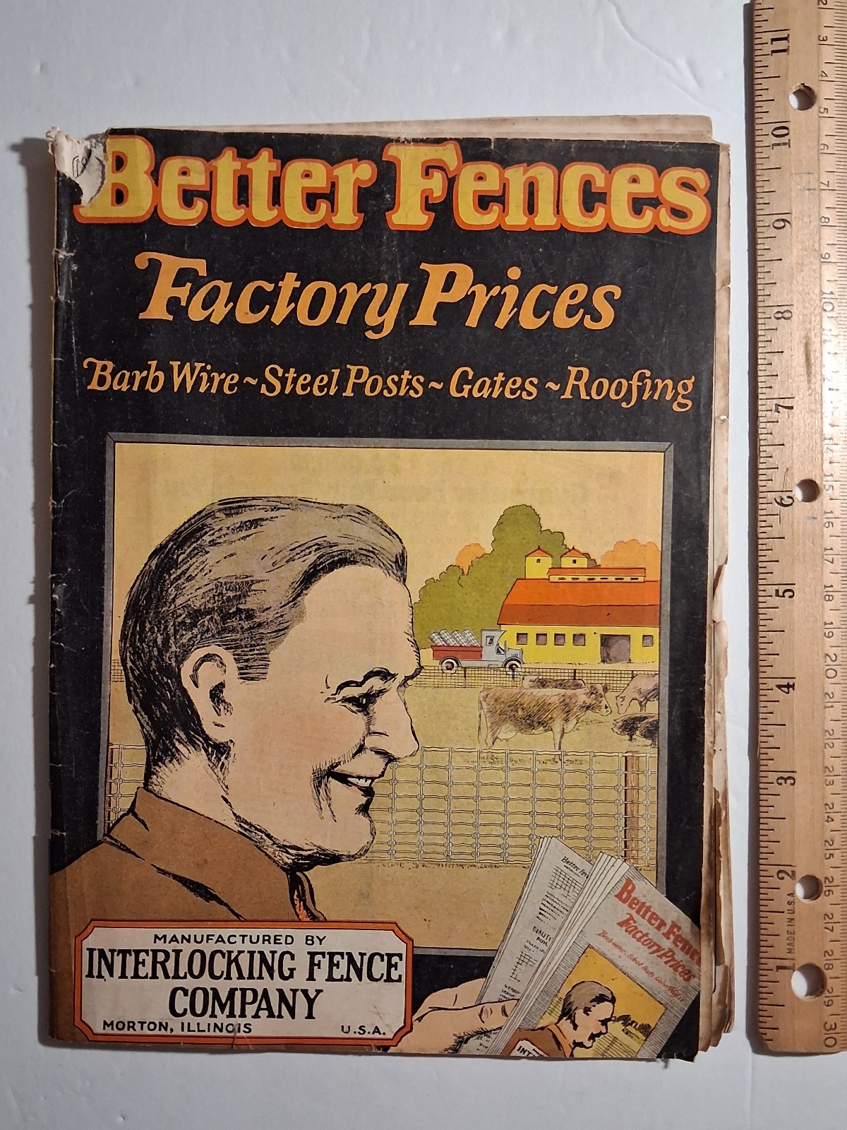 Interlocking Fence Co. Catalog, Better Fences Factory Prices, 1925