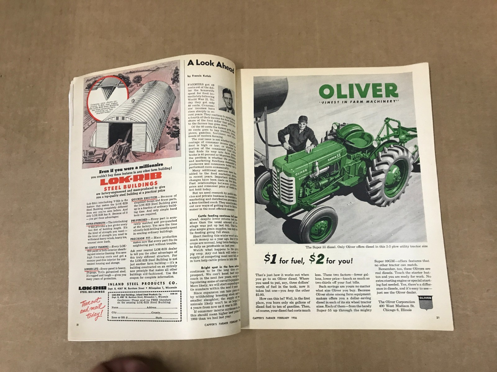 Vintage Capper&rsquo;s Farmer Magazine – February 1956