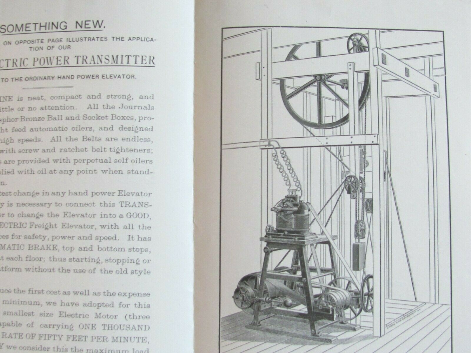 1900&rsquo;S SMITH HILL FOUNDRY MACHINERY CO QUINCY ELEVATOR CATALOG PAMPHLET SUPPL.