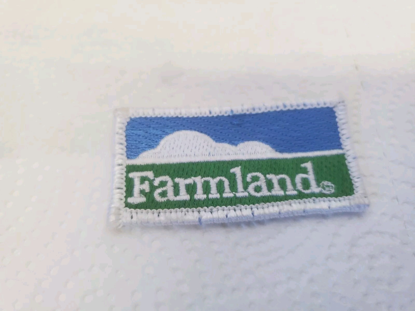 2-1/2&Prime; X 1-1/4&Prime; Cloth Patch Farmland Meat Packinghouse Farm Supplies