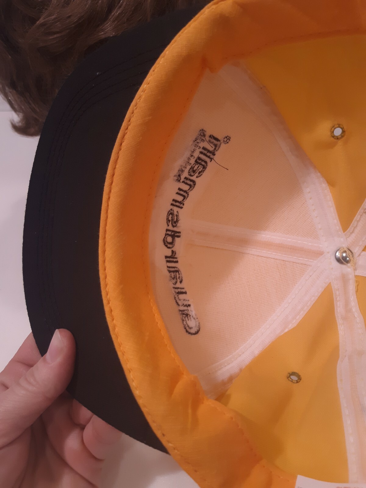 VTG BASF Guardsman Herbicide YELLOW Snapback Hat/Cap Embroidered Never Worn