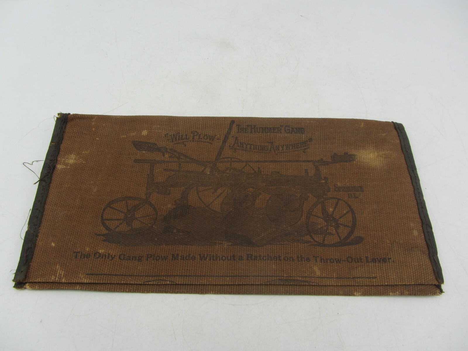 Vintage 1899 The Hummer Plow Folder Calendar Sattley Manufacturing Illinois