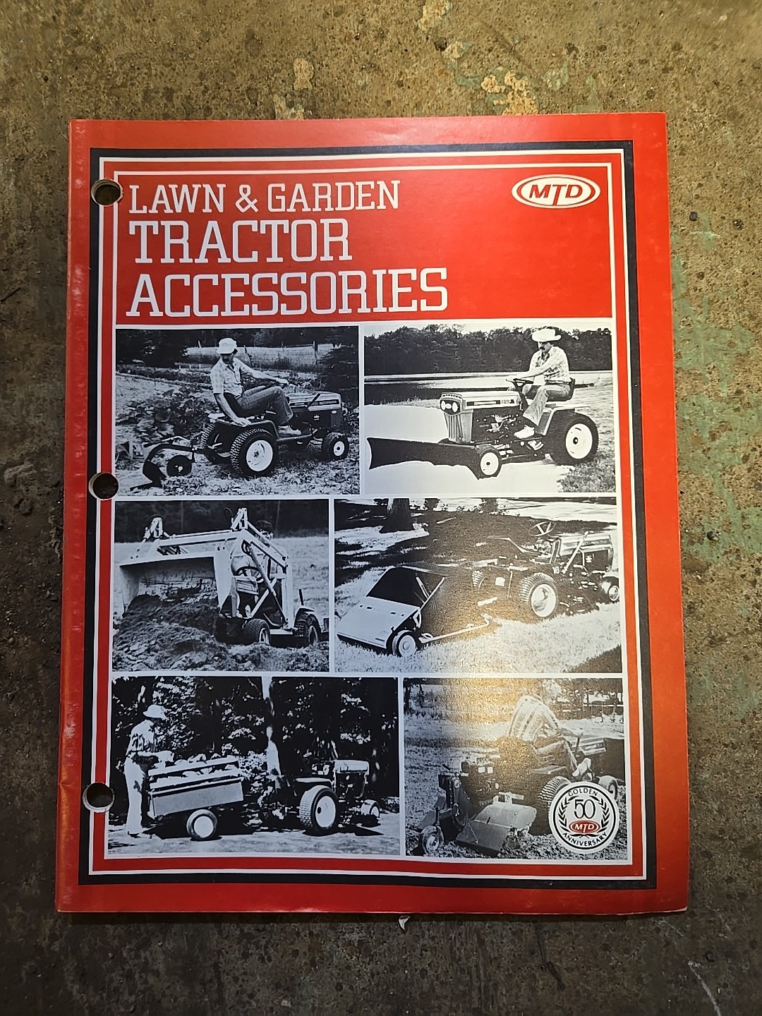 1983 MTD Lawn & Garden Tractors Accessories Brochure Catalog Point Of Sale