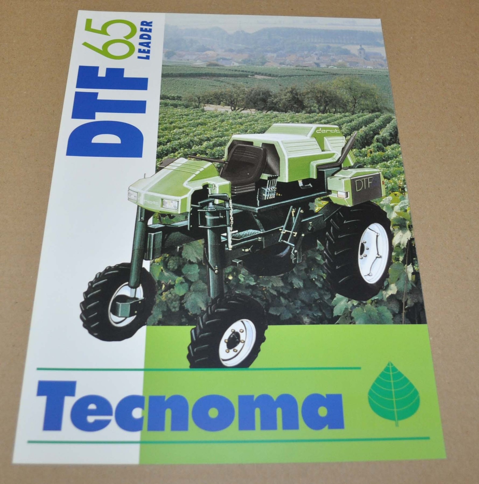 Tecnoma DTF65 Leader Tractor Agricultural Machinery Brochure Prospekt FR