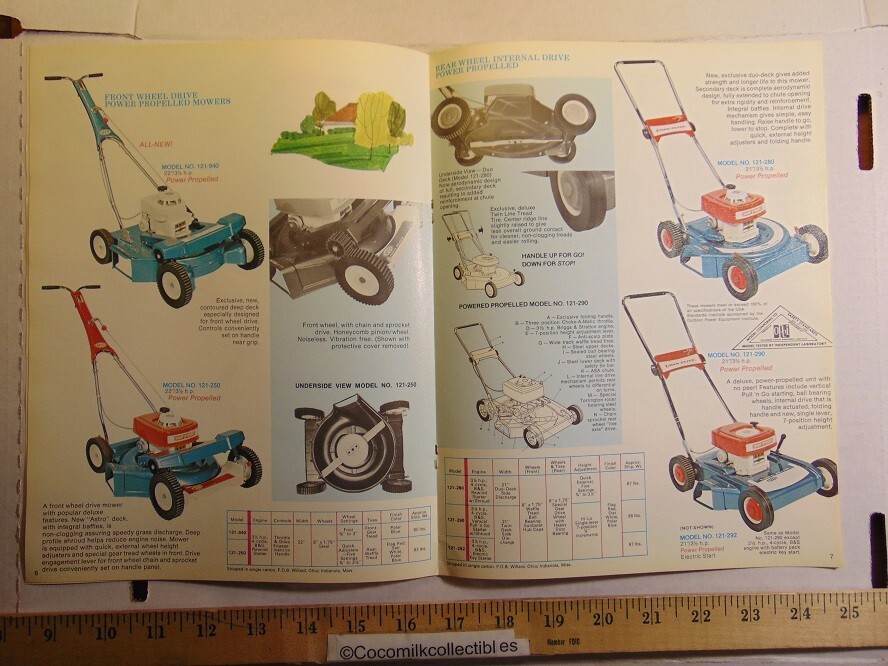 Vintage MTD Power Mowers Keep America Well Groomed For Land&rsquo;s Sake Brochure